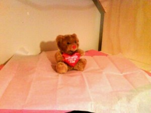 The Bear on the tissue paper